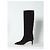 Botas de tacón de aguja Paris Texas en ante negro - vista 4