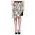 Emanuel Ungaro Saia com estampado animalier Branco