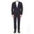 Tonello Black wool two-piece suit