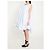 Abito midi Jacquemus Lavande a righe bianco e azzurro - vista 2