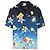 Casablanca Camisa Collage d'Icones Azul