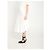 Jacquemus Saia midi drapeada com godet Branco - vista 2