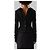 Dolce & Gabbana Chaqueta de lana de botonadura sencilla Negro - vista 3