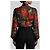 Dolce & Gabbana Red Rose chiffon blouse Black - view 2