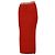 Calvin Klein Midi-Rock aus Rippstrick Rot - Ansicht 2