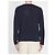 Pull en coton bleu marine Roberto Collina Col Rond - vue 4