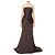 Vestido maxi Alia Solace London marrón Castaño