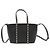 Valentino Garavani mala shopping Rockstud pequena Preto