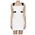 Vestido de punto 3D blanco Jean Patou