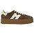 Baskets Hogan Cool en daim marron avec H en cuir