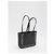 Valentino Garavani Mini borsa shopping Nellcote Nero - vista 2