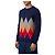 Ballantyne Pull Diamond col rond en cachemire Bleu - vue 2
