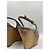 Gucci Sandali Slingback con zeppa in camoscio e sughero Grigio - vista 12