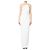 Vestido maxi asimétrico Solace London Alexandra Blanco
