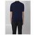 T-shirt John Smedley Kempton Blu Cotone Sea Island - vista 4
