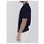 T-shirt John Smedley Kempton in cotone Sea Island blu - vista 3