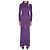 Self portrait Langes Kleid mit Cut-Out Lila