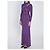 Self portrait Langes Kleid mit Cut-Out Lila - Ansicht 2