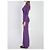 Self portrait Langes Kleid mit Cut-Out Lila - Ansicht 3