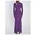 Self portrait Langes Kleid mit Cut-Out Lila - Ansicht 4