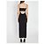 Alexander Wang Midi Slip Kleid Schwarz aus Seide und Viskose - Ansicht 4