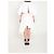 Vestido túnica midi Moisson Jacquemus em algodão branco - vista 4