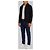 Roberto Collina Gerippte Zip-Jacke in Schwarz - Ansicht 2
