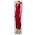 Medusa Versace Vestido de noche de jersey de viscosa Roja - vista 2