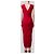 Medusa Versace Vestido de noche de jersey de viscosa Roja - vista 3