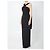 Vestido maxi Rona Solace London negro - vista 2