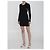Alexander Wang Vestido twin-set con cárdigan corto Negro - vista 2