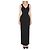 Solace London Nalani Maxikleid schwarz
