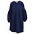 Calvin Klein Lace Detail Bishop Dress Blue