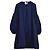 Calvin Klein Lace Detail Bishop Dress Blue - view 3