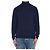 John Smedley Hemingway merino wool turtleneck sweater blue
