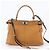Fendi Peekaboo 8BN226 Leder 2-Way Tasche Braun Kamel - Ansicht 4