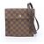Bolsa de Ombro Louis Vuitton Damier Pimlico em Couro Damier ebene