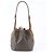 Noe Louis Vuitton Monogram Petit Noé Leather Shoulder Bag Brown - view 3