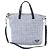 Prada Triangle Logo Leather 2-Way Tote Bag Blue