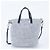 Prada Triangle Logo Leather 2-Way Tote Bag Blue - view 4