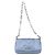 Bolsa de Ombro Gucci Azul Claro com Corrente
