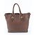 Prada Vitello Daino Leather Tote Bag Brown - view 3