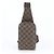 Bolsa de corpo Louis Vuitton Damier Geronimos em couro Damier ebene - vista 2