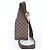 Bolsa de corpo Louis Vuitton Damier Geronimos em couro Damier ebene - vista 3