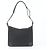Bolso de hombro Gucci de lona GG y cuero Negro