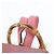 Mochila de couro Gucci Old Bamboo Rosa - vista 2