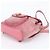 Mochila de couro Gucci Old Bamboo Rosa - vista 4