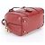 Bolsa Mini Boston em couro Burberry Nova Check Vermelho - vista 5