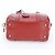 Bolsa Mini Boston em couro Burberry Nova Check Vermelho - vista 6
