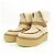 Botas de pele de carneiro Hermès Hemisphere Marrom Branco Bege - vista 3
